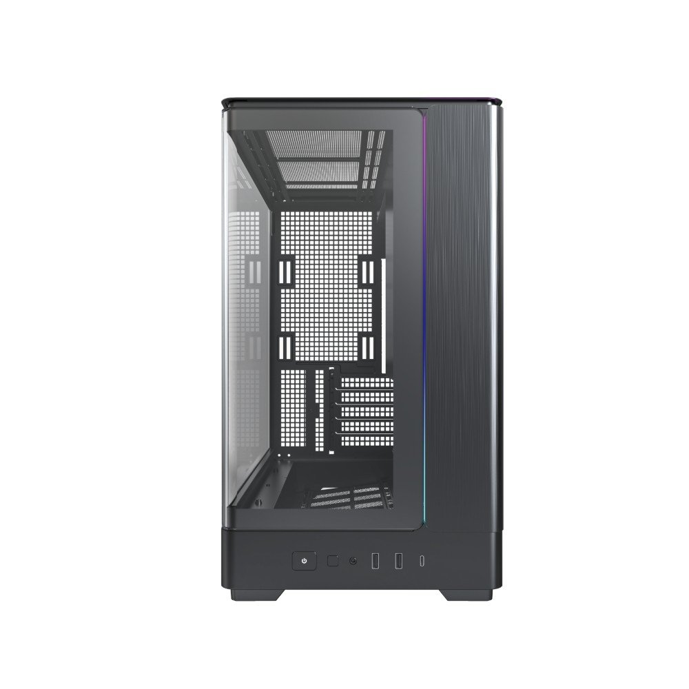 Gabinete Gamer Montech KING15, Mid Tower, ATX, Frontal e Lateral em Vidro, Preto - KING15B