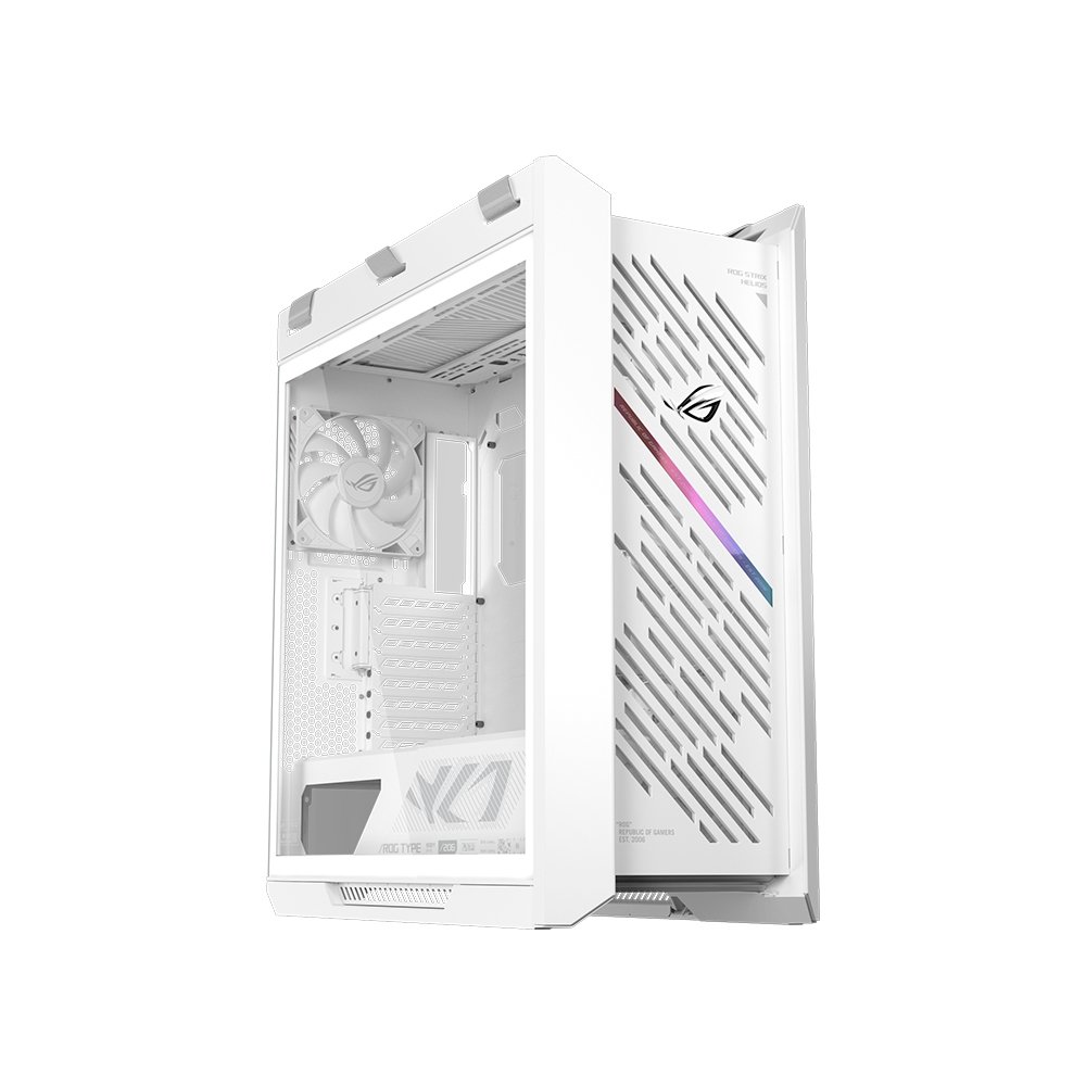 Gabinete ASUS ROG Strix Helios II White | KaBuM!