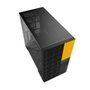Gabinete Gamer Geometric Future Model 5 Vent, Mid Tower, ATX, Lateral em Vidro, Mesh Frontal, Preto e Amarelo - GEO-M5V-BY