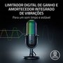 Microfone Razer Seiren V3 Chroma, RGB, Sensor Tap-to-Mute, Condensador, PC, Discord, OBS Studio, XSplit, USB, Preto - RZ19-05060100