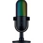 Microfone Razer Seiren V3 Chroma, RGB, Sensor Tap-to-Mute, Condensador, PC, Discord, OBS Studio, XSplit, USB, Preto - RZ19-05060100