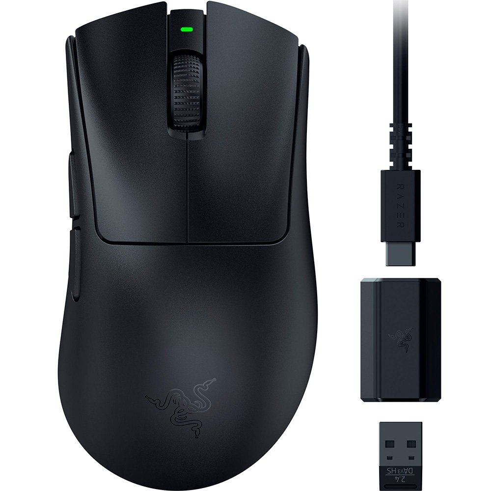 Razer DeathAdder V3 Hyperspeed 本体 Mouse Gamer Razer DeathAdder V3 HyperSpeed | KaBuM