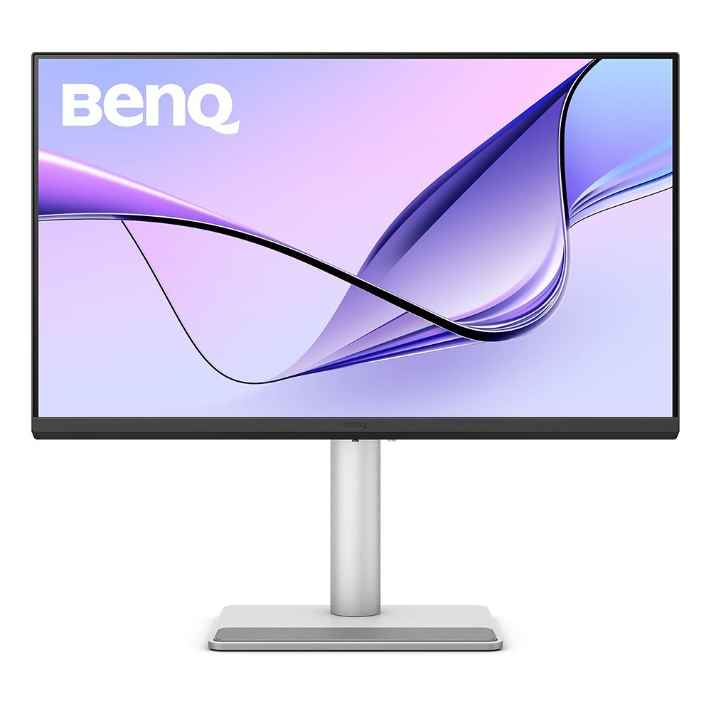 Monitor BenQ para Macbook Pro e Air 27", 4K, HDR 400, USB-C, Altura Ajustável, Som Integrado, Prata - MA270U