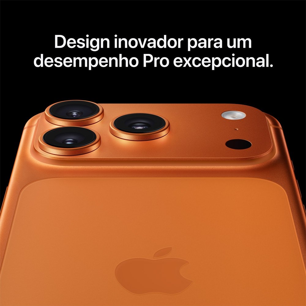 iPhone 17 Pro Max Apple 1TB, Câmera Tripla Fusion de 48MP, Tela 6.9" Super Retina XDR, Prateado iPhone 17 Pro Max Apple 1TB, Câmera Tripla Fusion de 48MP, Tela 6.9" Super Retina XDR, Prateado