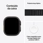 Apple Watch Ultra 3 GPS + Cellular, Caixa Preta de Titânio de 49 mm, Pulseira loop Alpina Preta, M - MF0V4BE/A