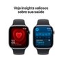 Apple Watch Series 11 GPS + Cellular, Caixa Cinza-espacial de Alumínio de 46 mm, Pulseira esportiva Preta, Tamanho M/G - MFCA4AM/A