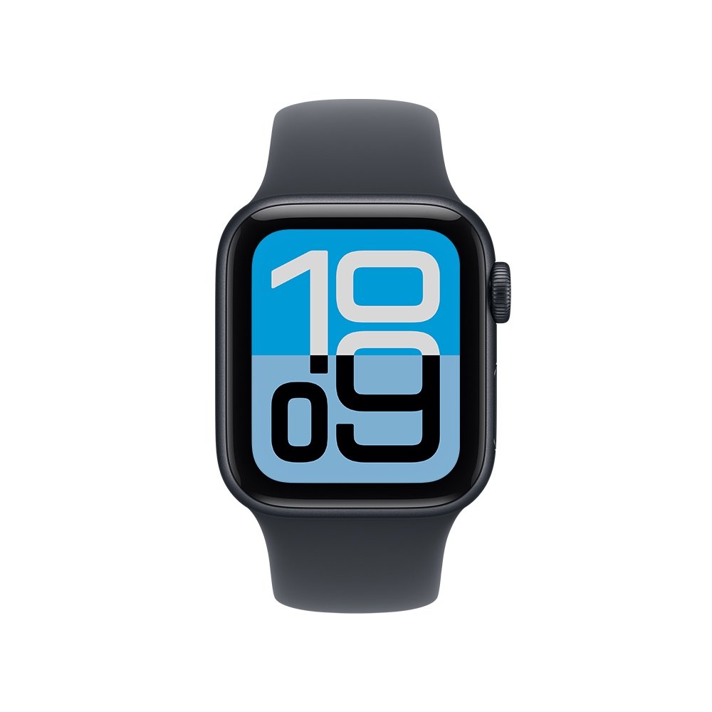 Apple Watch SE 3 GPS, Caixa Meia-noite de Alumínio de 40 mm, Pulseira Esportiva Meia-noite, Tamanho P/M - MEH94AM/A Apple Watch SE 3 GPS, Caixa Meia-noite de Alumínio de 40 mm, Pulseira Esportiva Meia-noite, Tamanho P/M - MEH94AM/A