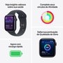 Apple Watch SE 3 GPS, Caixa Meia-noite de Alumínio de 40 mm, Pulseira Esportiva Meia-noite, Tamanho P/M - MEH94AM/A