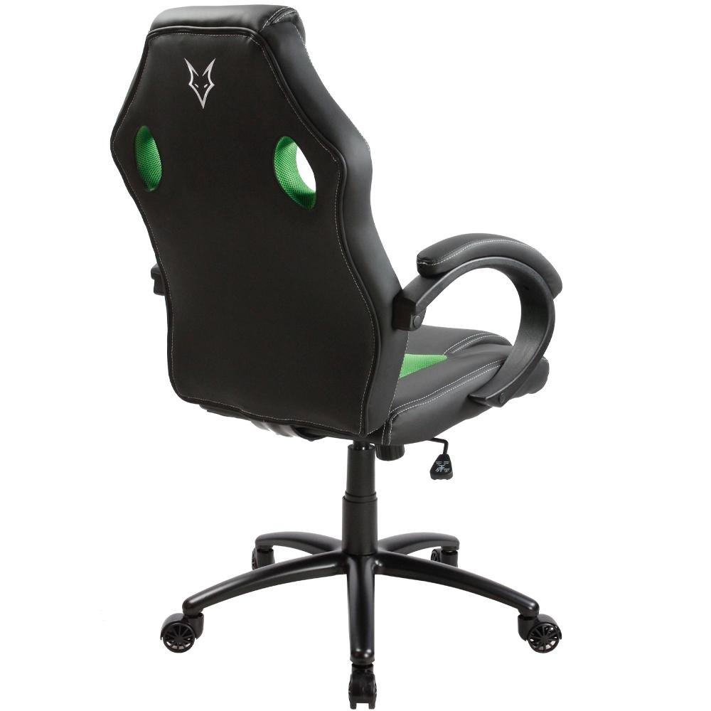 Cadeira Gamer Husky Gaming Snow, Preto e Verde, Cilindro de Gás Classe 4, Base em Metal, Roda em Nylon - HGMA018 Cadeira Gamer Husky Gaming Snow, Preto e Verde, Cilindro de Gás Classe 4, Base em Metal, Roda em Nylon - HGMA018