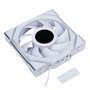 Kit com 3 Ventoinhas Lian Li UNI FAN SL LCD, 120mm, ARGB, Branco - 12SLLCD1W3W
