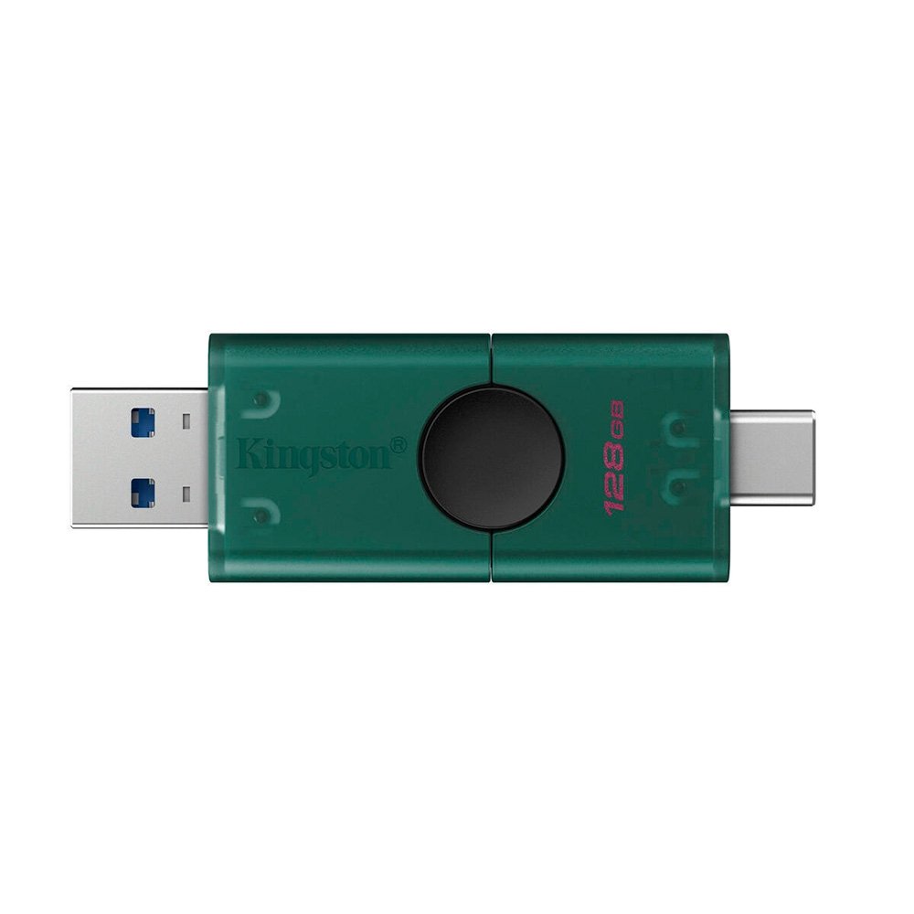 Pen Drive Kingston, 256GB, USB-A + USB-C 3.2 Gen1, DataTraveler DuoG2 - DTDEG2/256GB