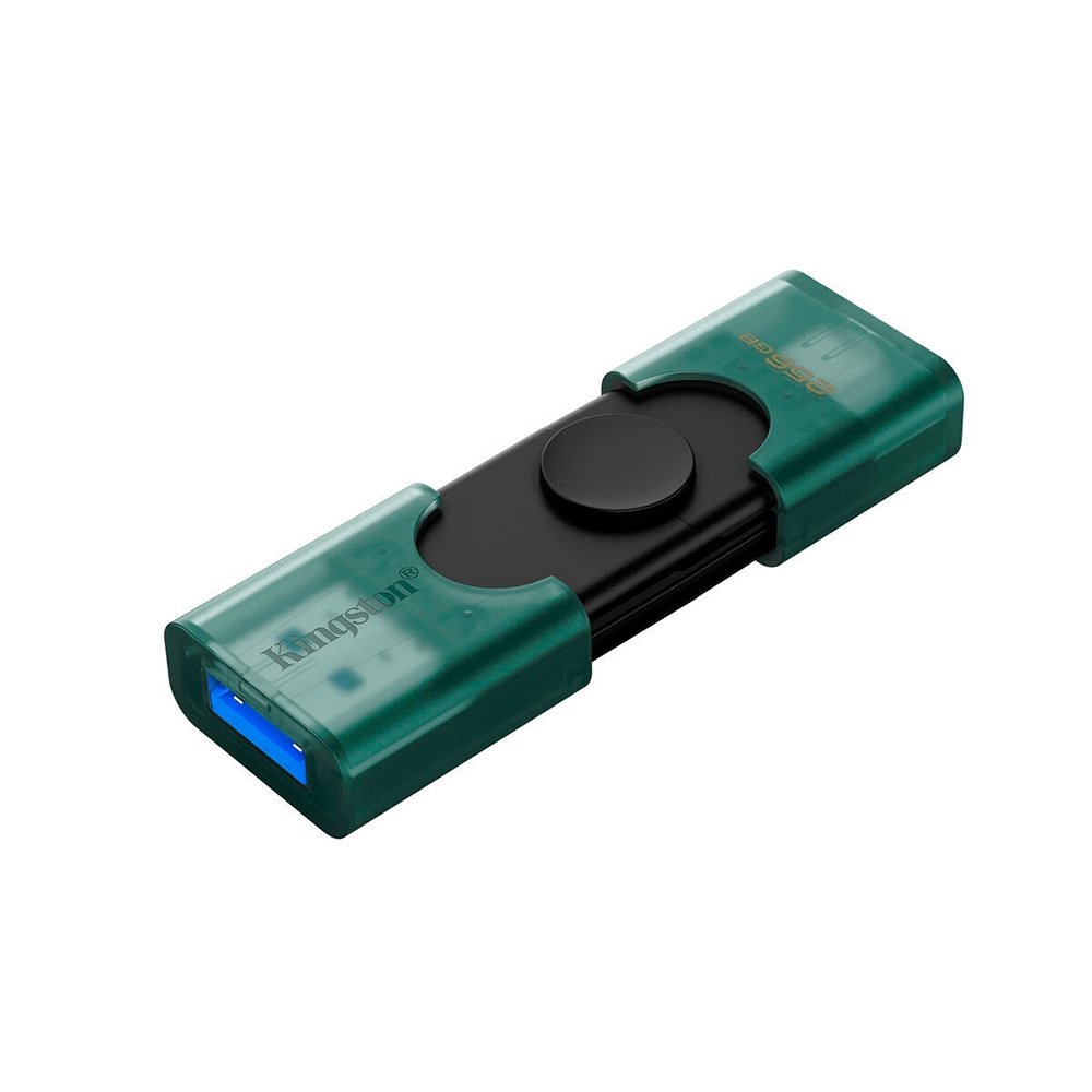 Pen Drive Kingston, 256GB, USB-A + USB-C 3.2 Gen1, DataTraveler DuoG2 - DTDEG2/256GB