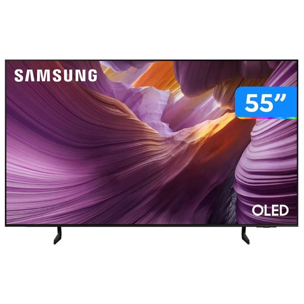Smart TV 55"" Samsung 4K OLED S85F QN55S85FAGXZD 120Hz Tizen NQ4 AI Gen2 Bixby Alexa 4 HDMI - view 2