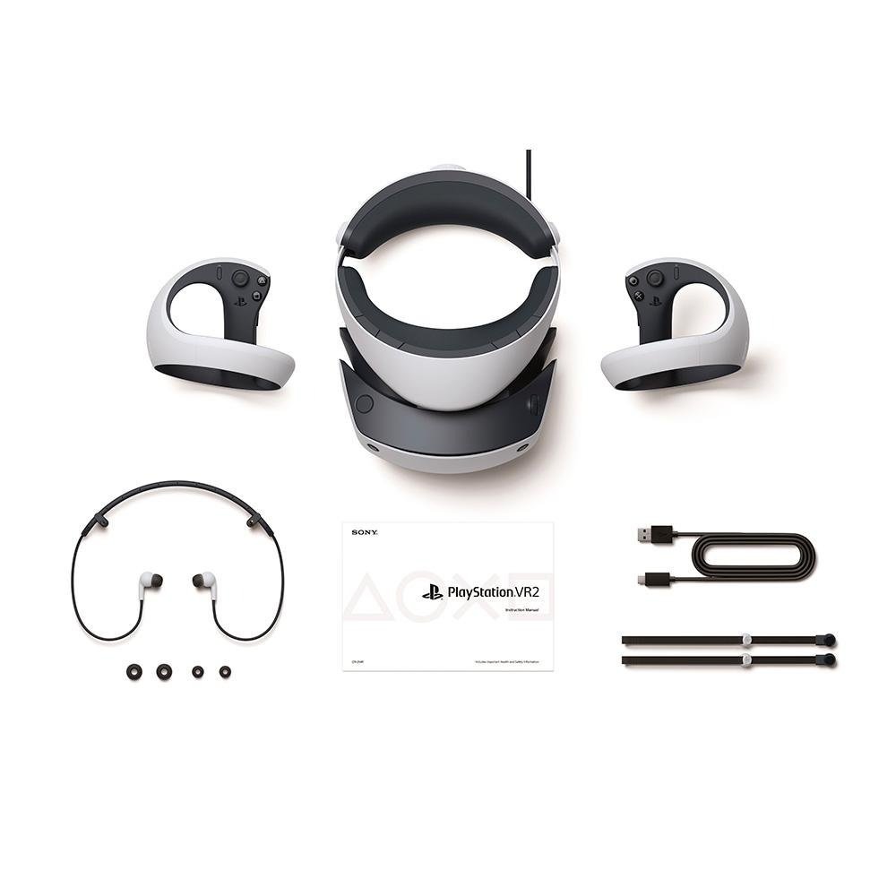 PlayStation VR2, Óculos de Realidade Virtual VR Para PS5, Branco e Preto