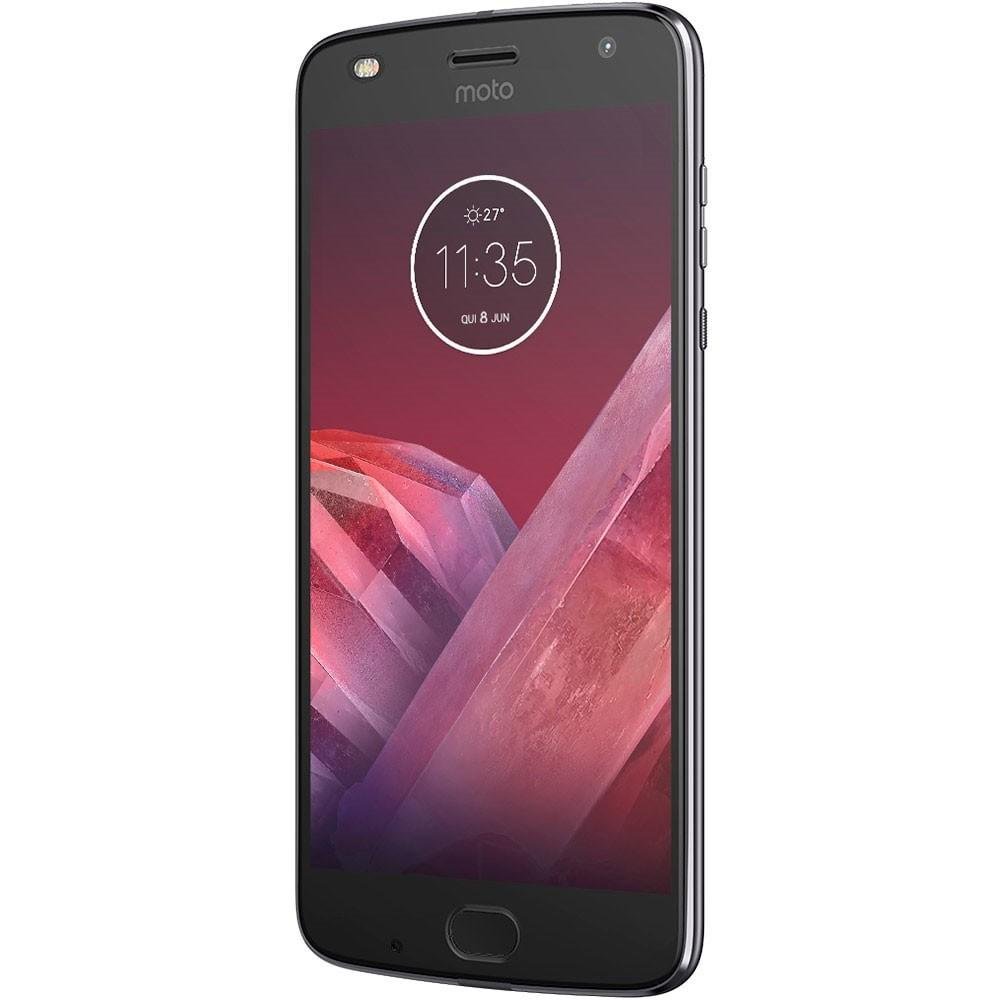 Smartphone Motorola Moto Z 2 Play Sound Edition XT1710 Octa Core, Android 7.1, Tela 5,5´, 64GB, 12MP, 4G. Dual Chip, Desbloqueado - Titanium