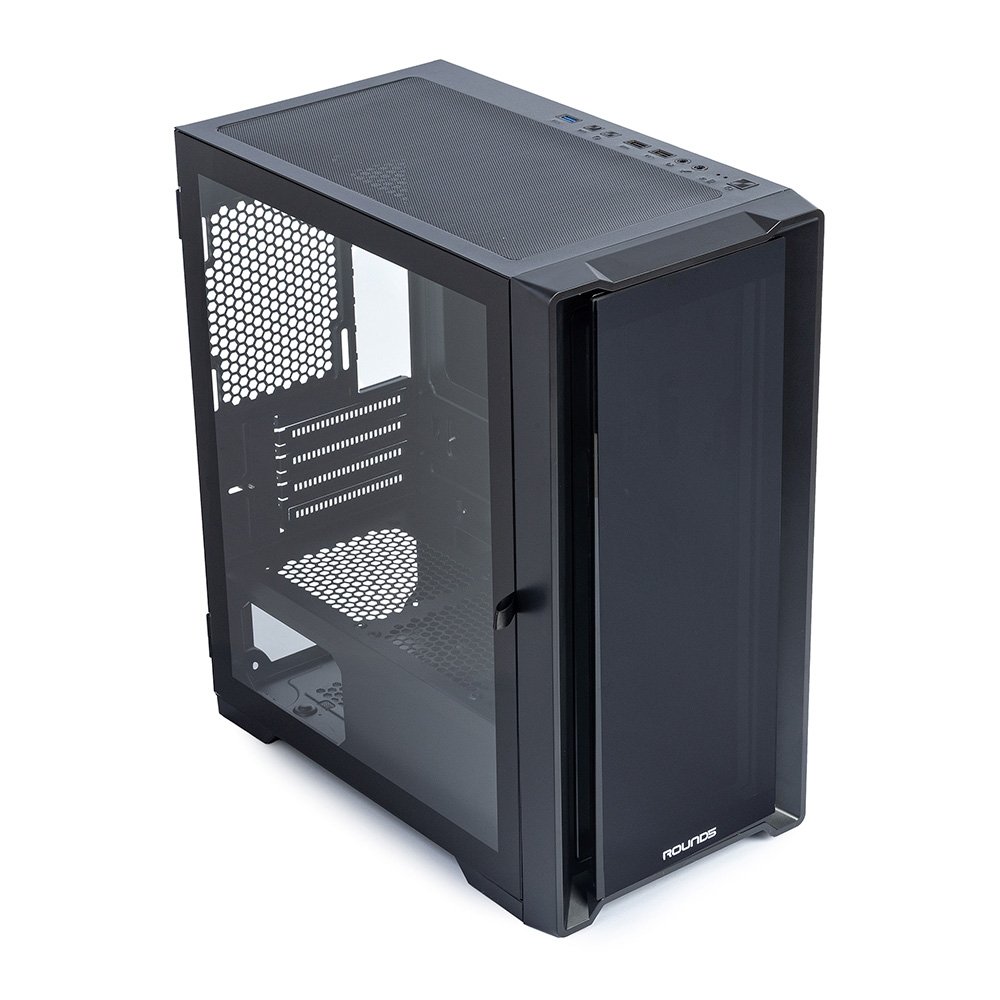 Gabinete Gamer ROUND5 Astra Black | KaBuM!