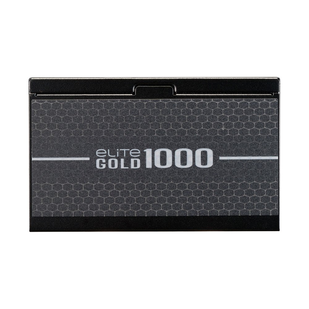 Fonte Cooler Master Elite Gold, 1000W, 80 Plus Gold, Modular, PFC Ativo, Preta - MPW-A001-AFAG-BBR Fonte Cooler Master Elite Gold, 1000W, 80 Plus Gold, Modular, PFC Ativo, Preta - MPW-A001-AFAG-BBR
