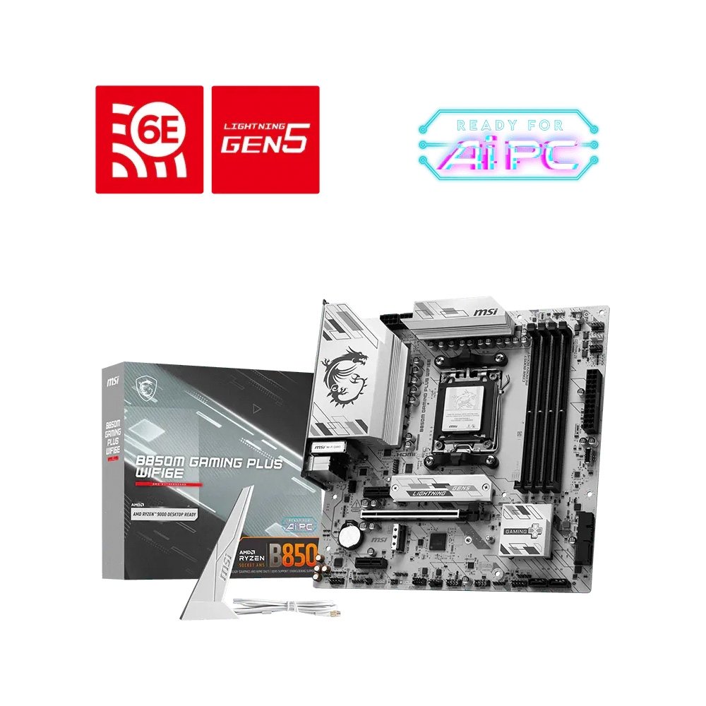 Placa-Mãe MSI B850M GAMING PLUS WIFI6E | KaBuM!
