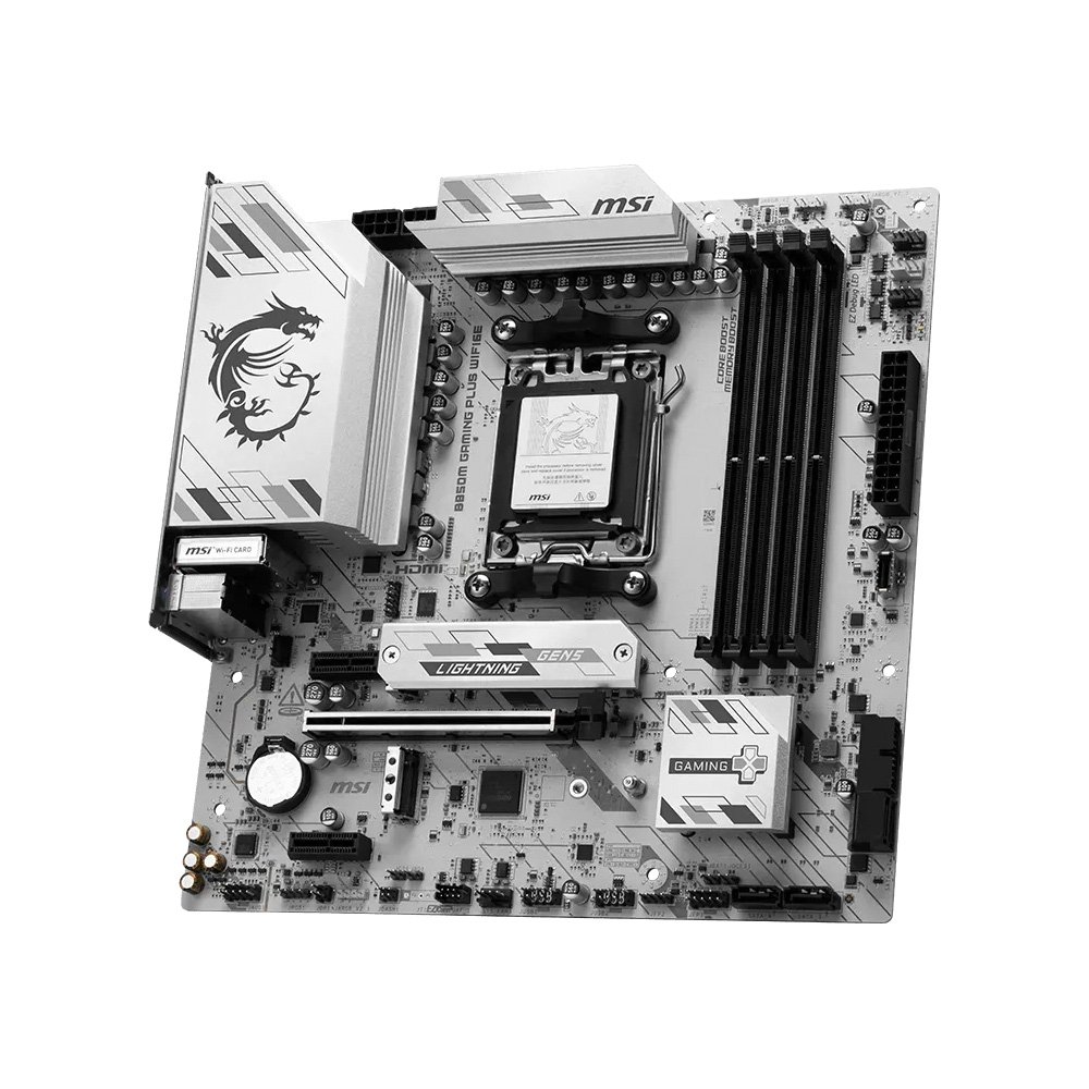 MSI B850M GAMING PLUS WIFI6E マザーボード Placa-Mãe MSI B850M GAMING PLUS WIFI6E | KaBuM!