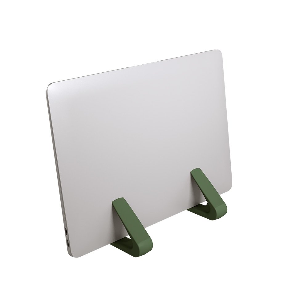Suporte vertical para Notebook e Tablet Octoo LiteStand Vertical, Titanium e Verde - 9571