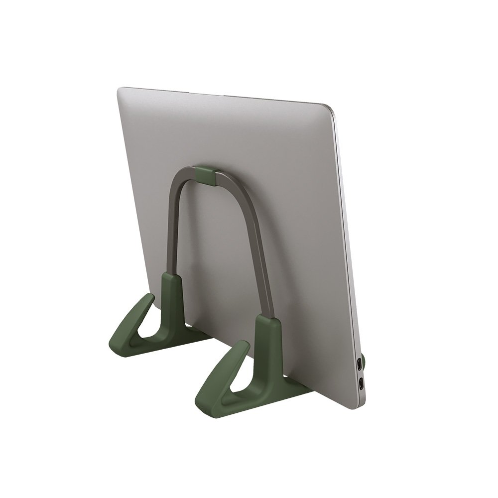 Suporte vertical para Notebook e Tablet Octoo LiteStand Vertical, Titanium e Verde - 9571