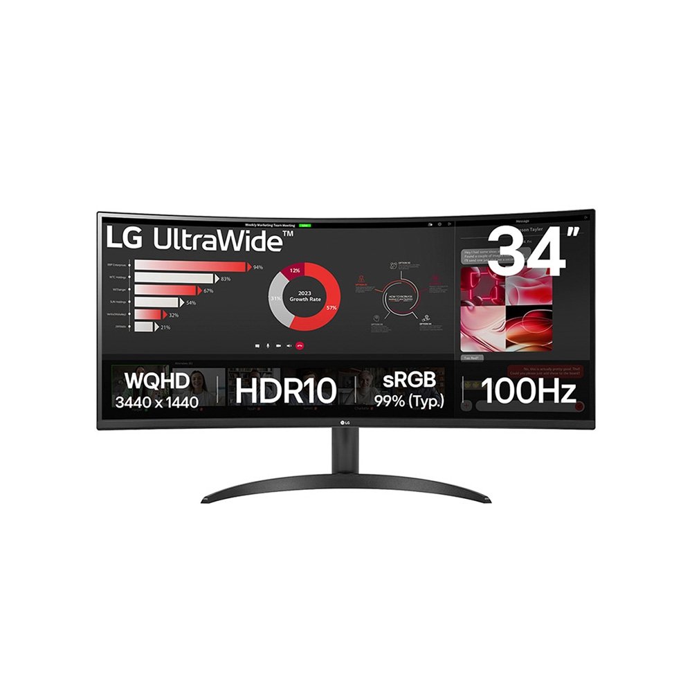 Monitor Gamer Curvo LG UltraWide 34 QHD