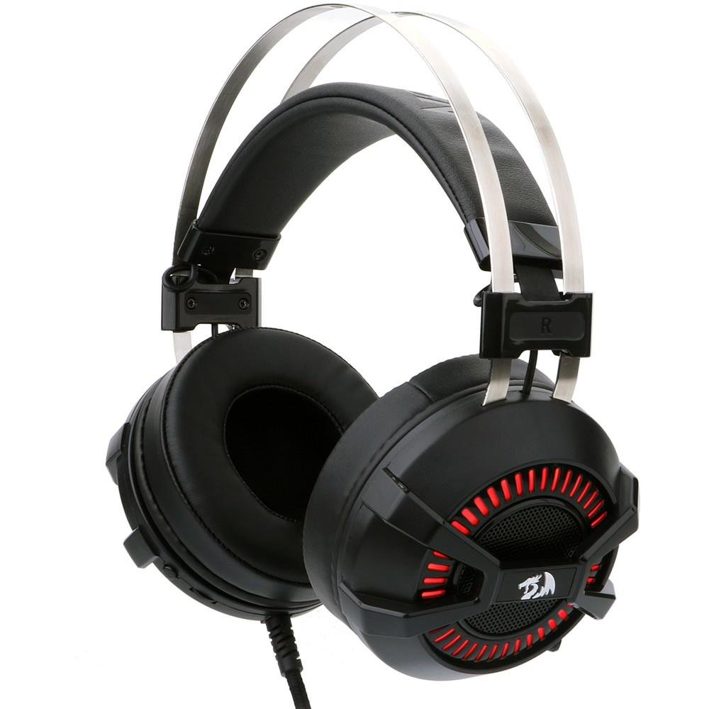 Headset Gamer Redragon P2 Preto e Vermelho BIO H801 Headset Gamer Redragon P2 Preto e Vermelho BIO H801