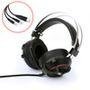 Headset Gamer Redragon P2 Preto e Vermelho BIO H801