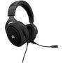 Headset Gamer Corsair HS50 P2, Stereo 2.0 , Drivers 50mm, Preto - CA-9011170-NA