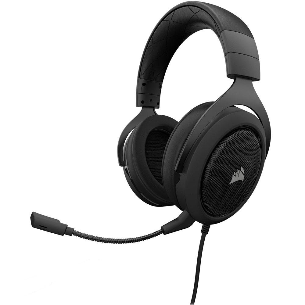Headset Gamer Corsair HS50 P2, Stereo 2.0 , Drivers 50mm, Preto - CA-9011170-NA Headset Gamer Corsair HS50 P2, Stereo 2.0 , Drivers 50mm, Preto - CA-9011170-NA