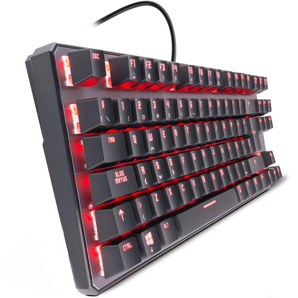 Teclado Mecânico Gamer Nox Krom Kernel, RGB, Switch Outemu Red