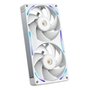 Ventoinha NZXT F240X Performance, 120mm, PWM, RGB, 2x Single-Frame, Branco - RF-U24PN-W1