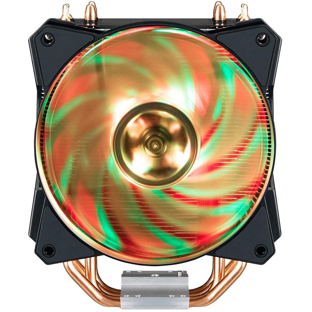 Air Cooler Cooler Master MasterAir MA410P, RGB, Intel/AMD, 120mm, Preto - MAP-T4PN-220PC-R1