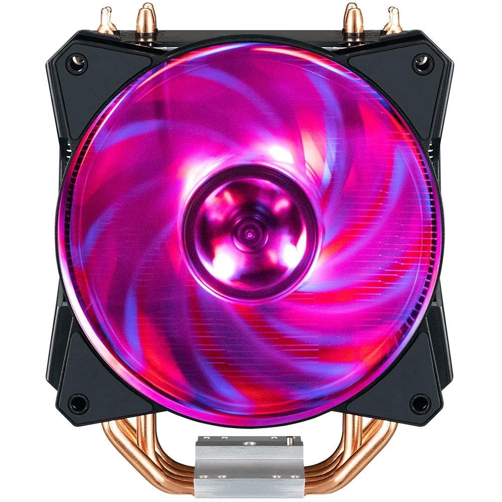 Air Cooler Cooler Master MasterAir MA410P, RGB, Intel/AMD, 120mm, Preto - MAP-T4PN-220PC-R1