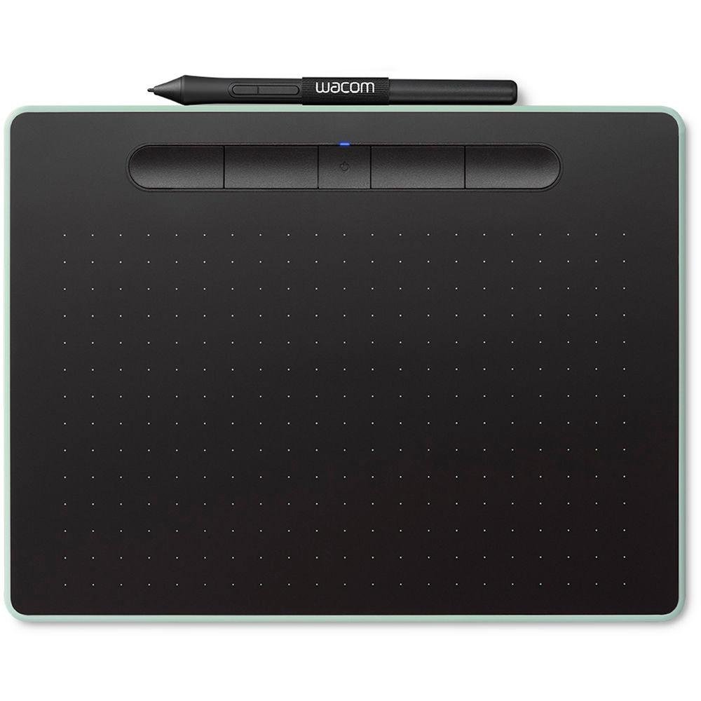 Mesa Digitalizadora Wacom Bluetooth Pequena Intuos Criativa Pistache - CTL4100WLE0
