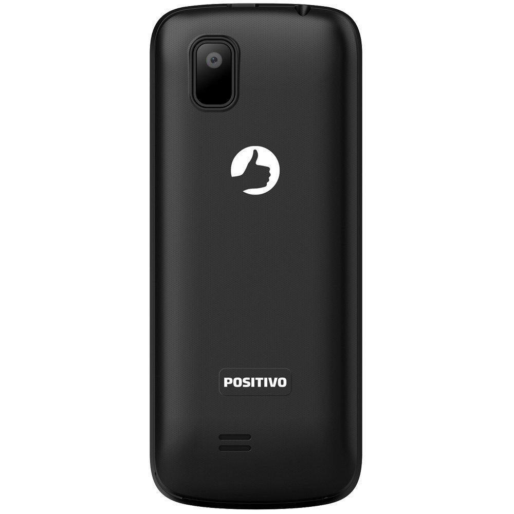 Celular Positivo P70, Tela 2.4´, Bluetooth, Acessa Whatsapp, Memória Expansível de até 128GB, Dual Chip, Preto Celular Positivo P70, Tela 2.4´, Bluetooth, Acessa Whatsapp, Memória Expansível de até 128GB, Dual Chip, Preto