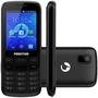 Celular Positivo P70, Tela 2.4´, Bluetooth, Acessa Whatsapp, Memória Expansível de até 128GB, Dual Chip, Preto