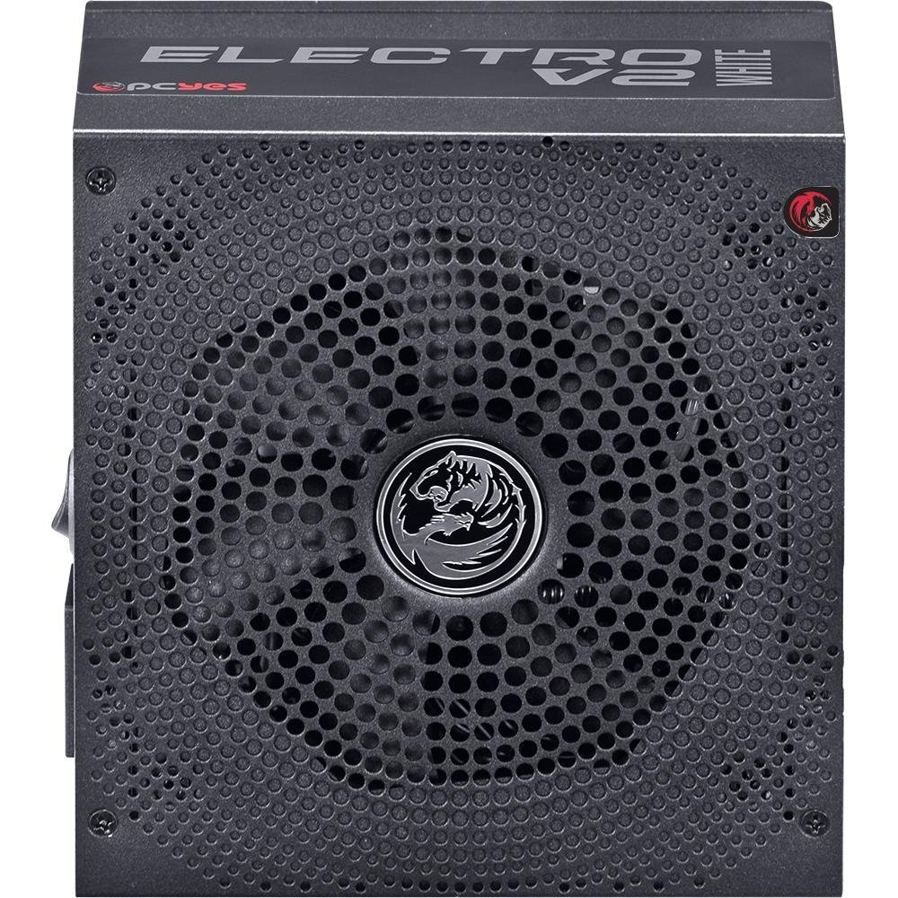 Fonte PCYes Electro V2, 500W, 80 Plus White, PFC Ativo, Preto - ELV2WHPTO500W Fonte PCYes Electro V2, 500W, 80 Plus White, PFC Ativo, Preto - ELV2WHPTO500W