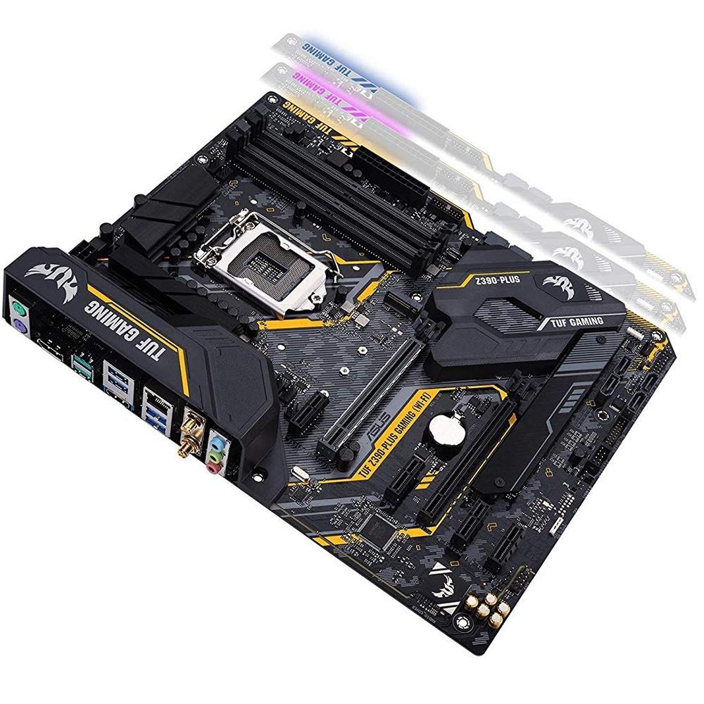 Placa-Mãe Asus TUF Z390-Plus Gaming Wi-Fi, Intel LGA 1151, ATX, DDR4 Placa-Mãe Asus TUF Z390-Plus Gaming Wi-Fi, Intel LGA 1151, ATX, DDR4