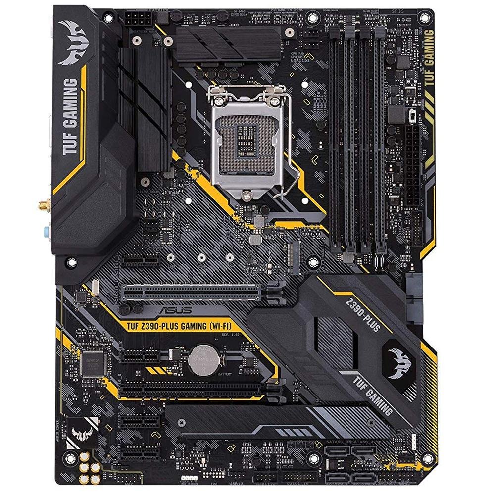 Placa-Mãe Asus TUF Z390-Plus Gaming Wi-Fi, Intel LGA 1151, ATX, DDR4 Placa-Mãe Asus TUF Z390-Plus Gaming Wi-Fi, Intel LGA 1151, ATX, DDR4