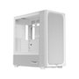 Gabinete Gamer TRYX Flova F50, Mid-Tower, ATX, com Fan Cross-Flow e Vidro Temperado, Branco, Sem Fonte - C-F500F-FM1E-G0W