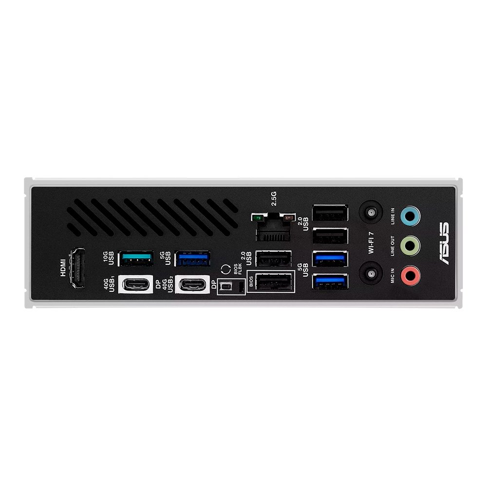 Placa Mãe ASUS X870 MAX GAMING WIFI7, AMD, AM5, ATX, DDR5, Wi-fi 7, Bluetooth, Preto - X870 MAX GAMING WIFI7 Placa Mãe ASUS X870 MAX GAMING WIFI7, AMD, AM5, ATX, DDR5, Wi-fi 7, Bluetooth, Preto - X870 MAX GAMING WIFI7
