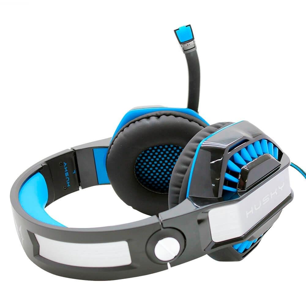 Headset Gamer Husky Snow, USB, 7.1 Surround, LED Azul - HS-HSN-BL Headset Gamer Husky Snow, USB, 7.1 Surround, LED Azul - HS-HSN-BL