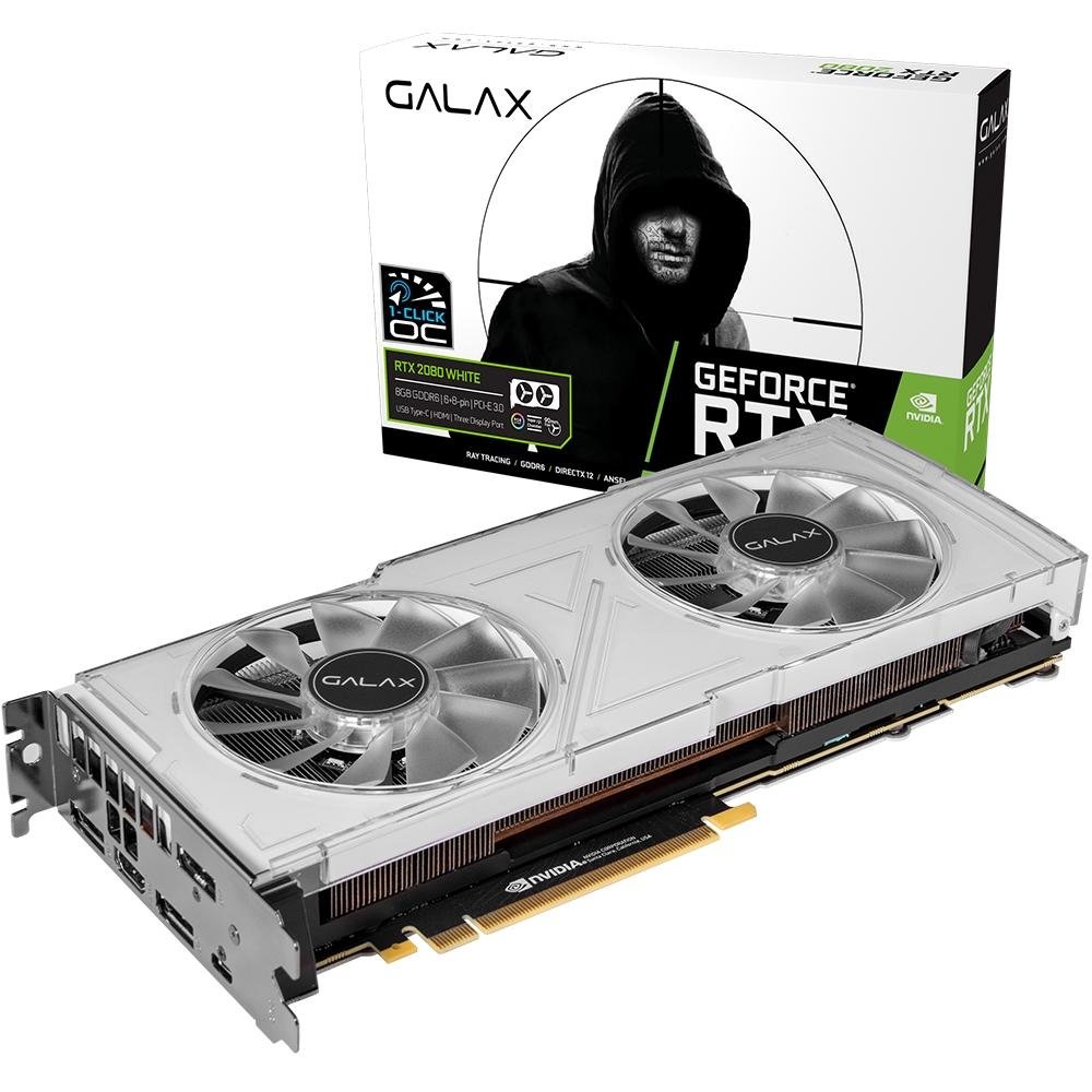 Placa de Vídeo VGA Galax NVIDIA GeForce RTX 2080 | KaBuM!