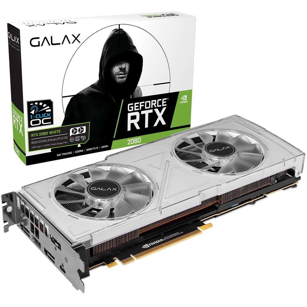 Placa de Vídeo VGA Galax NVIDIA GeForce RTX 2080 | KaBuM!