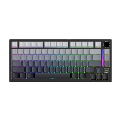 Teclado Mecânico Gamer Sem Fio Attack Shark X820 Ultra, RGB, Switch Shark, Moonlit Night - X820 ULTRA Moonlit Night