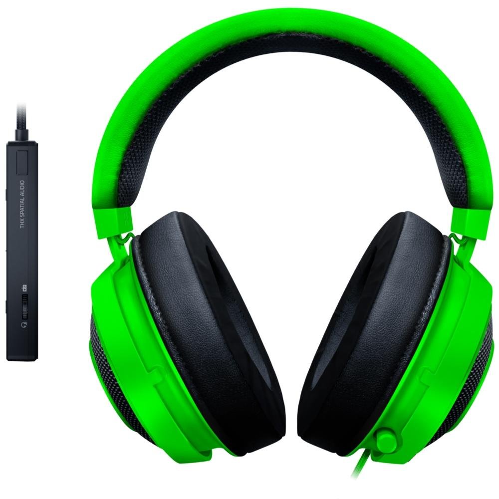 Headset Gamer Razer Kraken Tournament Green - USB | KaBuM!