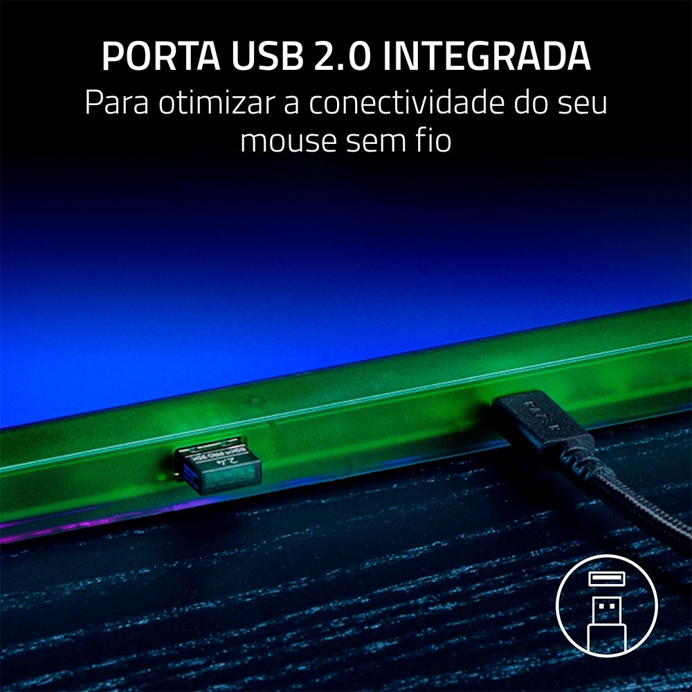 Mousepad Razer Firefly V2 Pro RGB Green | KaBuM!