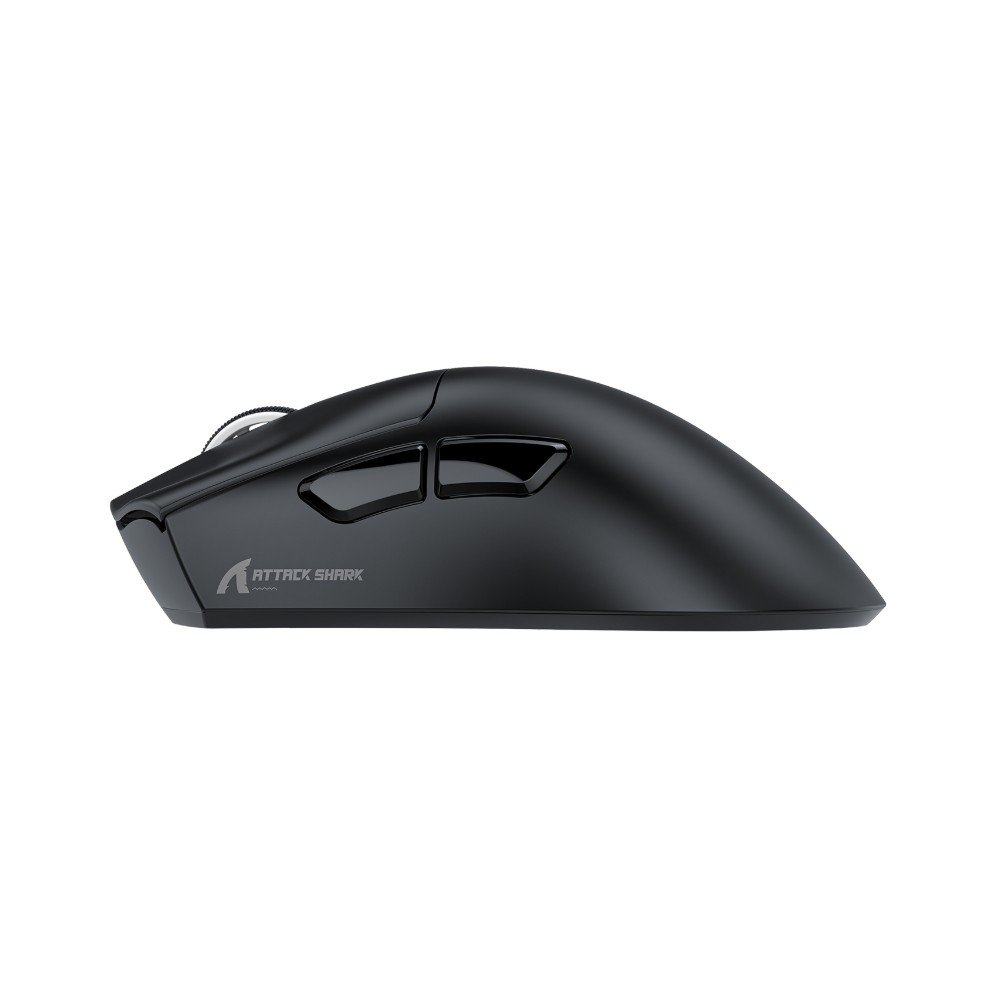 Mouse Gamer Sem Fio Attack Shark V3, 25000 DPI, Tri-Mode Wireless Bluetooth USB-C, Preto - V3 Mouse Gamer Sem Fio Attack Shark V3, 25000 DPI, Tri-Mode Wireless Bluetooth USB-C, Preto - V3