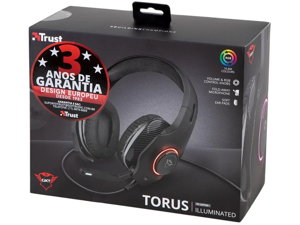 Headset Gamer Torus GXT 455 KaBuM